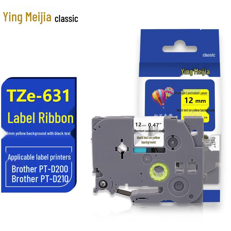 Yingmeijia Compatible Brother TZe Label Tape