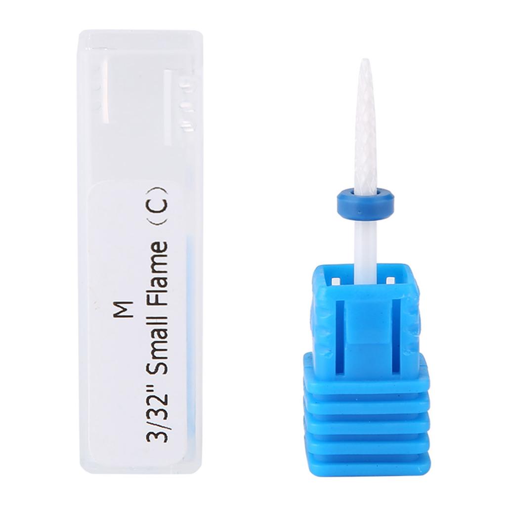 5 Type of Ceramic Cylinder Shape Grinding Head Nail Drill Bit for Manicure Drills Machine 01#