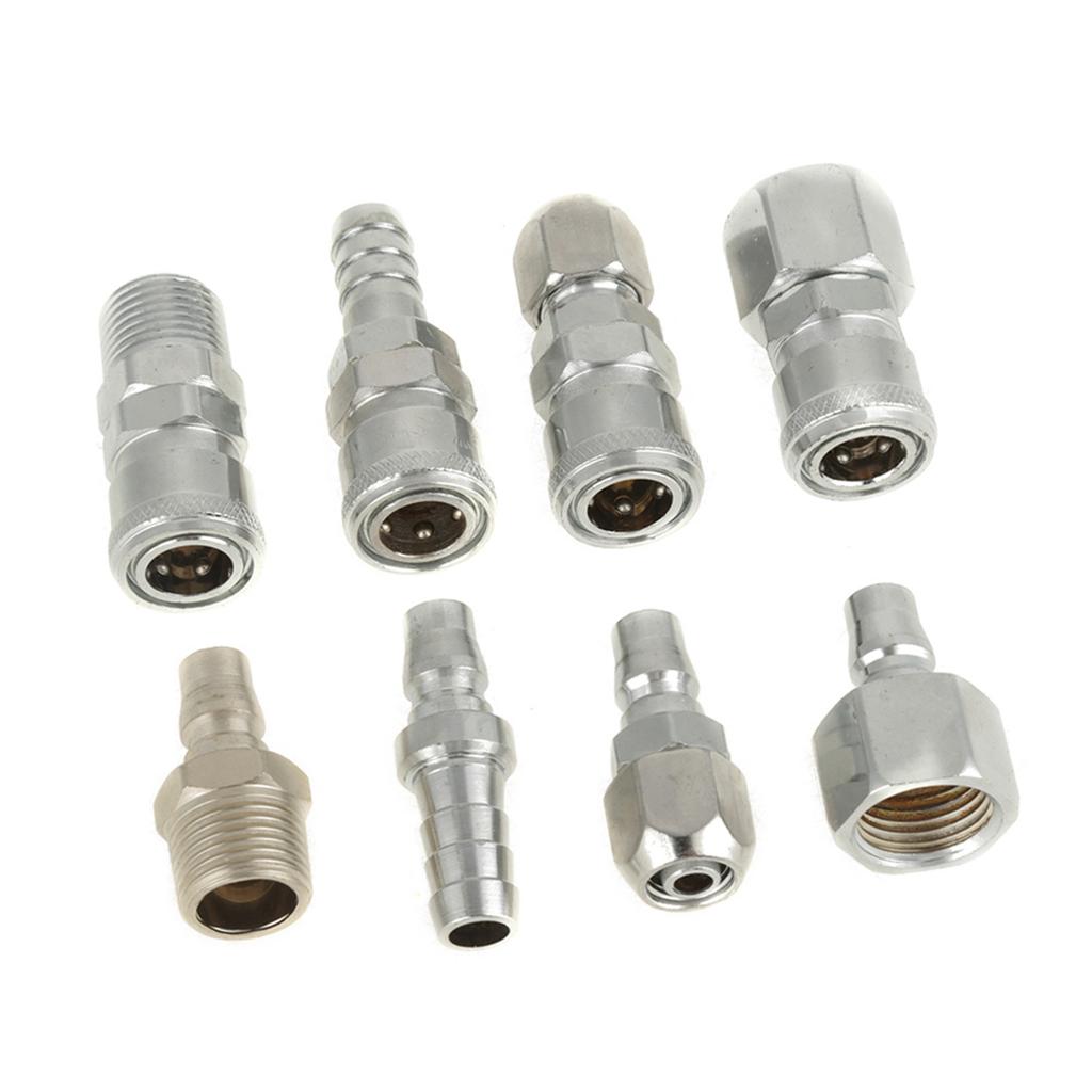 8 bucăți BSP 12 "furtun pneumatic compresor de aer cuplare rapidă set conector priză