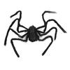 Spiders Halloween Decor Terrible Reusable Black Giant Spider Halloween Decoration for Indoor