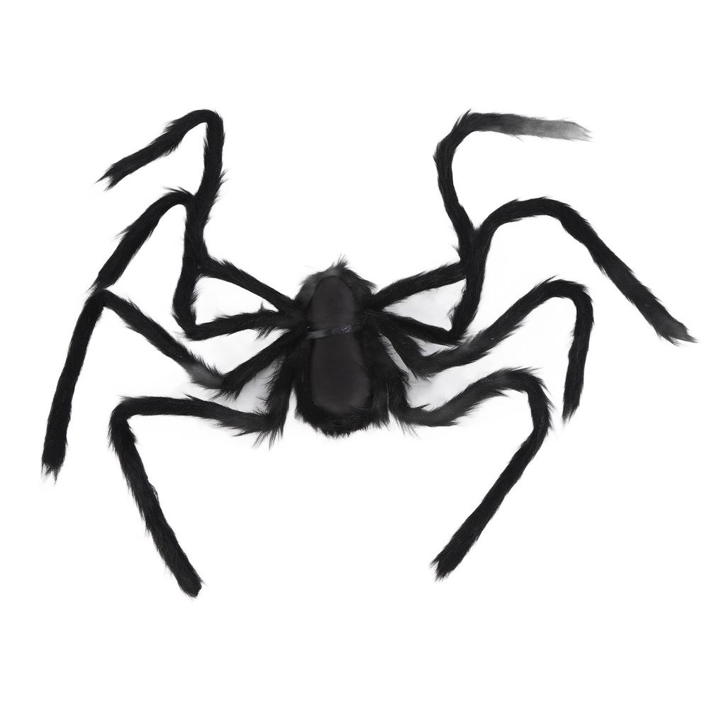 Spiders Halloween Decor Terrible Reusable Black Giant Spider Halloween Decoration for Indoor