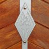 Dragon Crest Medieval Shield  Fantasy Wooden Display Prop for Skyrim Fans, Cosplay,  Collector Decor