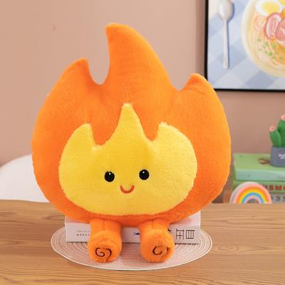 Small Flame Plush Toy Creative Flame Pillow Funny Flame Waist Pad Company Activity Props