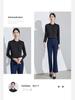 Women's 2024 Autumn Chiffon Long-Sleeve Professional Suit Shirt