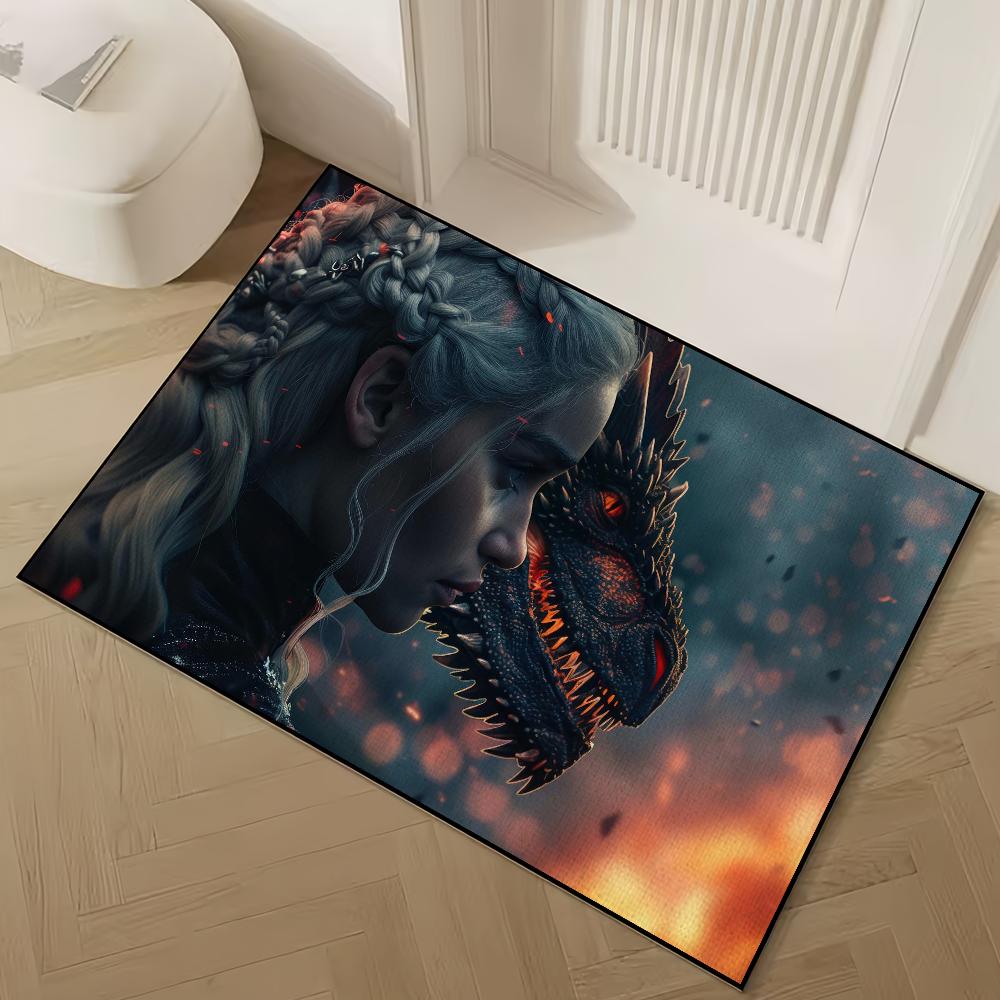G-Game Of T-Thrones Door Mat Welcome Door mat Non-slip Floor Bedroom Kitchen Bath Balcony Hallway Rug Home Decoration Carpet