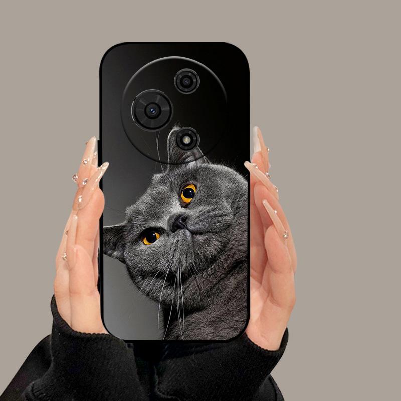 For TCL 605 T517D Case Cute Cartoon Painted Soft Silicone Cover for TCL 60 SE TCL605 60SE Luxury Shockproof Bumper Fundas Cases