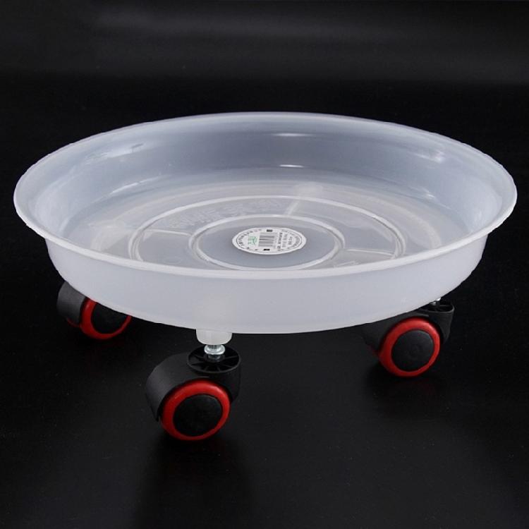 High Capacity Plant Cart Garden Container Tray With Smooth Rolling Wheels Support Large Heavy Decorative Pots