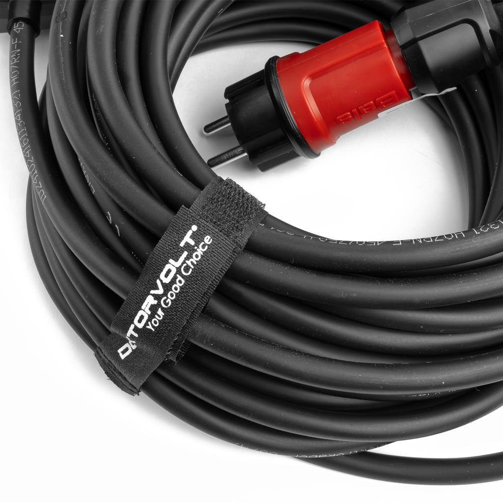 Przedłużacz Elektryczny 4-Krotny 15M Listwa 4 Gniazda 3X1,5Mm2 Czarny