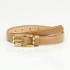 New Alloy Pin Buckle Belt, Women's PU Korean Style Casual Versatile Belt, Decorative Coat, Suit Pants Belt