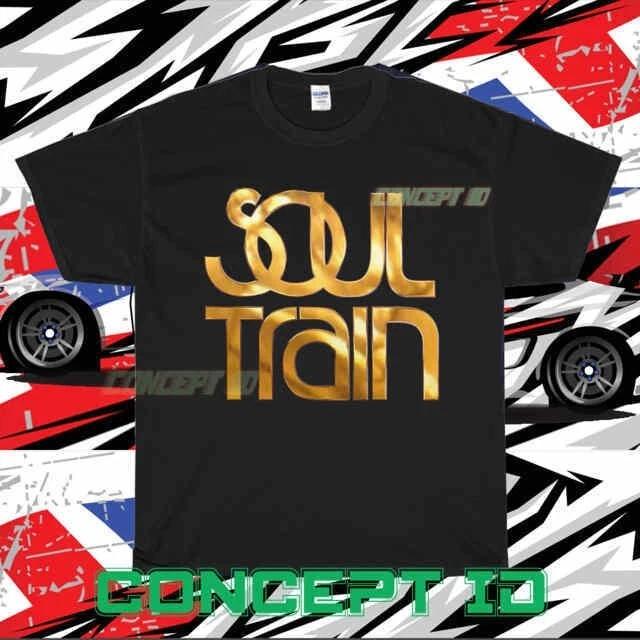 NEW SHIRT BLACK SQUARE SOUL TRAIN GOLD LOGO UNISEX TEE T-Shirt FUNNY SIZE S-5XL L