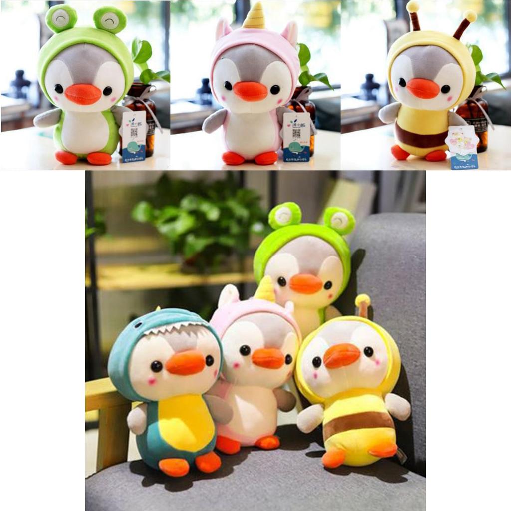 Little Penguin Transformed Plush Doll For Kids Adorable Room Decor And Snuggle Buddy