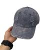 New Worn Hole Washed Deep Hat Versatile Old Casual Dome Women's Soft Top Baseball Cap