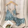Women's Ice Silk Camisole & Shorts Set - Spring/Summer 2022 Trendy Pure Style