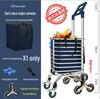 Chariot de Courses Pliant Portable Tianxi avec Roues pour Escaliers
