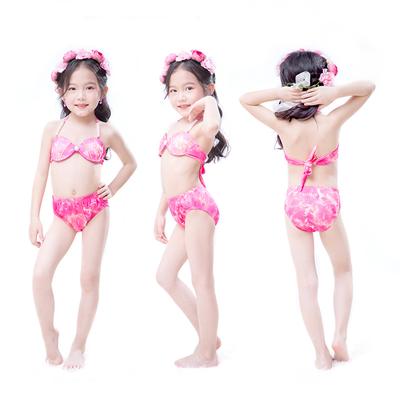 Meisjes zeemeermin zwempak, populair kinderbikini driekoppige set in Europa en Amerika, meisjes prinses zeemeermin zwempak