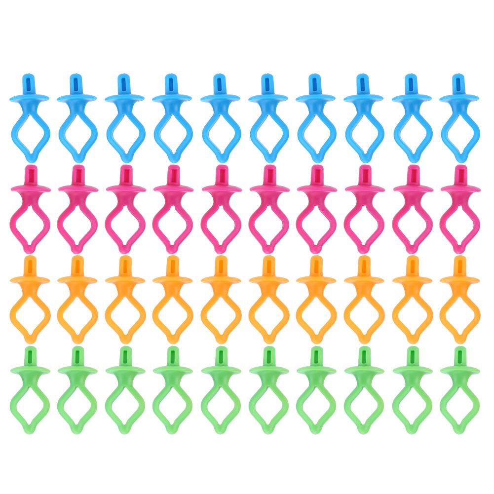 40Pcs Bobbin Fixing Clip Spool Silicone AntiDrop NippleShaped Sewing Embroidery
