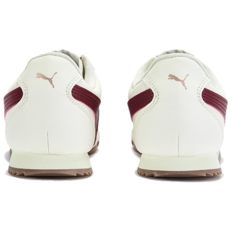 Puma Turino Bequeme Vielseitige Low-Top Laufschuhe Unisex Laufschuhe Weiß Rot Gold 371113-18
