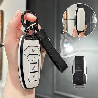 Suitable For BYD TPU Car Key Seagull/Dolphin/Qin/Han/Tang/Song/SEAL U DM-i/ATTO03 Car Key Decoration Full Cover Protective Case