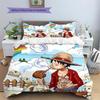 One Piece Pattern Bedding Quilt Set  Home Decoration  Gift (1 * Duvet Cover + 2 * Pillowcase  Without Core)