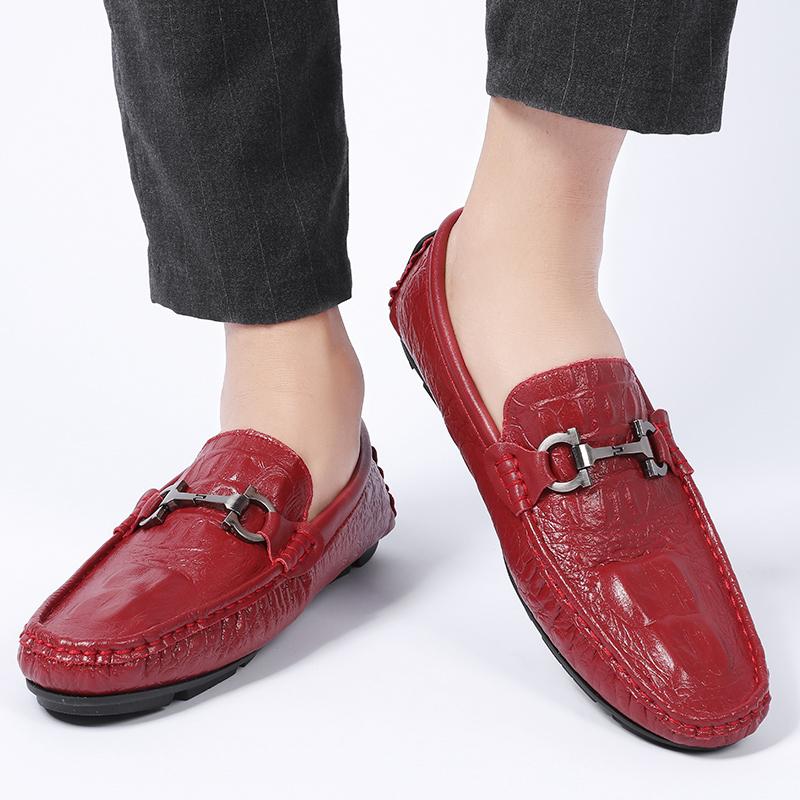 Мужская повседневная обувь из натуральной кожи — фото 6