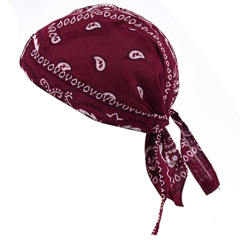 Multifunctional Headwear Pirate Style Bandana Cap for Sun Shielding Cycling Hiking Running Easy Wear as Hat or Scarf