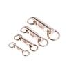 Ring Column Fishhook Lure Connector Rotating Bearing Swivels