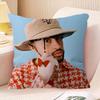 Federa cuscino cantante Bad Bunny copricuscino divano decorazione stanza casa regalo bambini