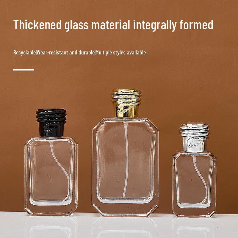 Clear Glass Perfume Spray Bottle for Cosmetic Samples