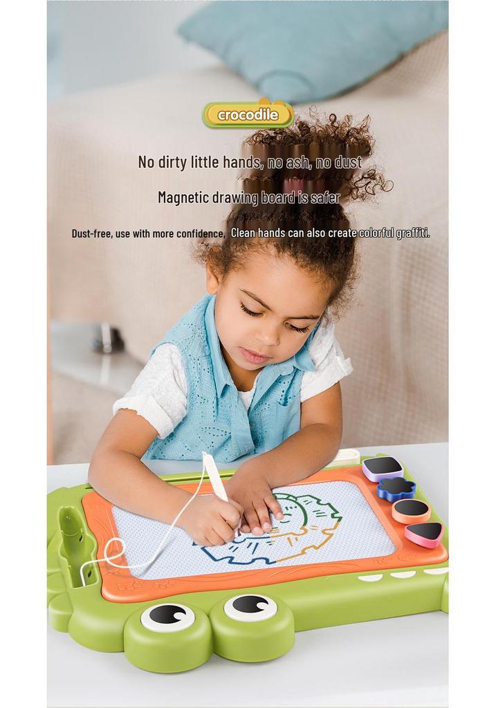 Magnetic Drawing Board for Toddlers 0-3 Years | Hand-Painted Educational Toy for Learning & Creativity