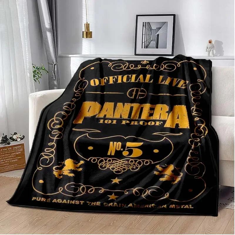 Κουβέρτα US Pantera Band Πόστερ Dimebag Darrell Τυπωμένη, για Σαλόνι, υπνοδωμάτιο, σπίτι, αυτοκίνητο, γραφείο, Δώρο για φίλο, εσύ Αγαπάς