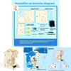 Kit d'humidificateur DIY pour expérience scientifique avec composants électriques pour enfants Jouet éducatif