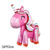 3D Stehender Einhorn Folienballon Junge Mädchen Geburtstagsparty Dekoration Regenbogen Einhorn Party Dekoration Zubehör Kinderspielzeug Geschenke