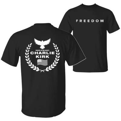 Libertà Charlie Kirk Un Vero Patriota Americano Aquila Ghirlanda “Per Sempre Nei Nostri Cuori