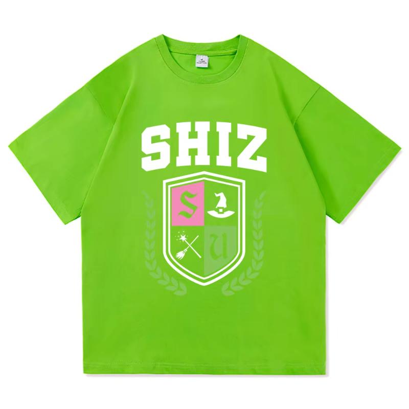 Shiz University Tričko Móda Dámské Estetické Film Zlá Tričko Unisex Vysoce Kvalitní Ležérní Elphaba Glinda Bavlněná Trička