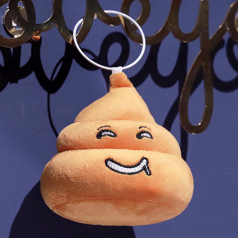 Creative Cute Poop Plush Keychain - Small Pendant Toy Doll and Photo Prop for Men