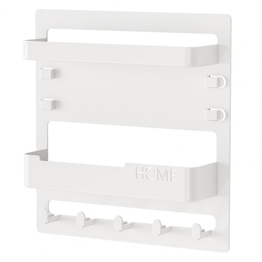 Väggförvaringshylla Sängbordsväggmonterad Ställ Väggfäste Sängbordsfack Stark Bärförmåga Spelkonsolorganisatör för Sovrum