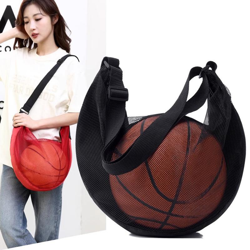 1 stk Bærbar snøring Basketball Ryggsekk Nettpose Fotball Fotball Volleyball Ball Oppbevaringsposer Utendørssport Reise