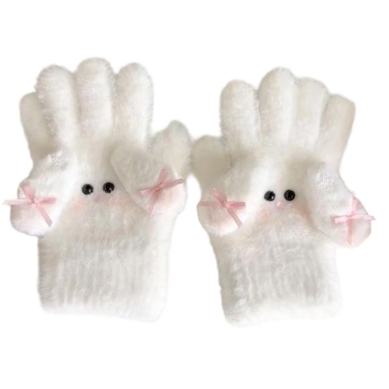 

Plush Puppy Gloves For Kids Soft Warm Winter Accessories With Cute Animal Design And Lightweight 1