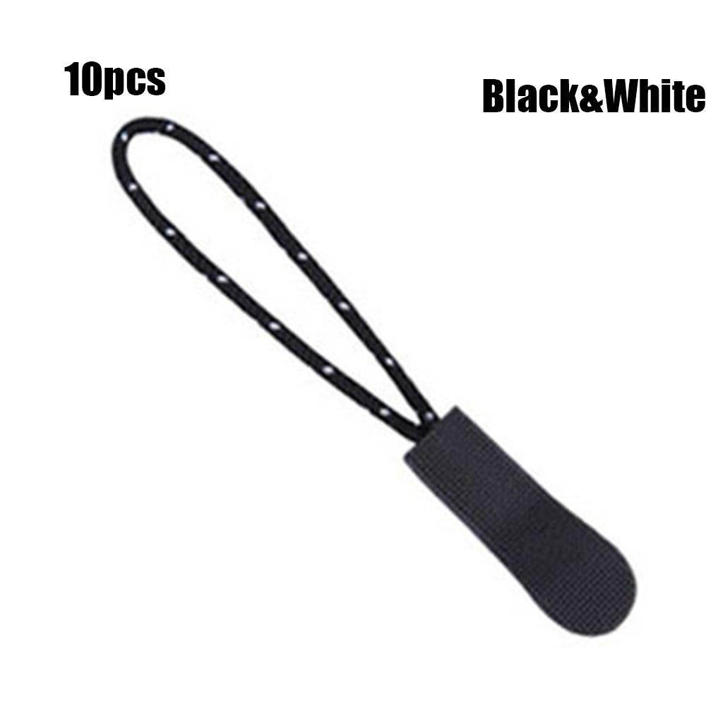 10 PEÇAS/Pacote Mochila Jaqueta Puxador de Zíper de Reposição Corda Puxadores Bolsas Clipe Fivela Puxador de Zíper Mala Roupa de Viagem Ferramentas