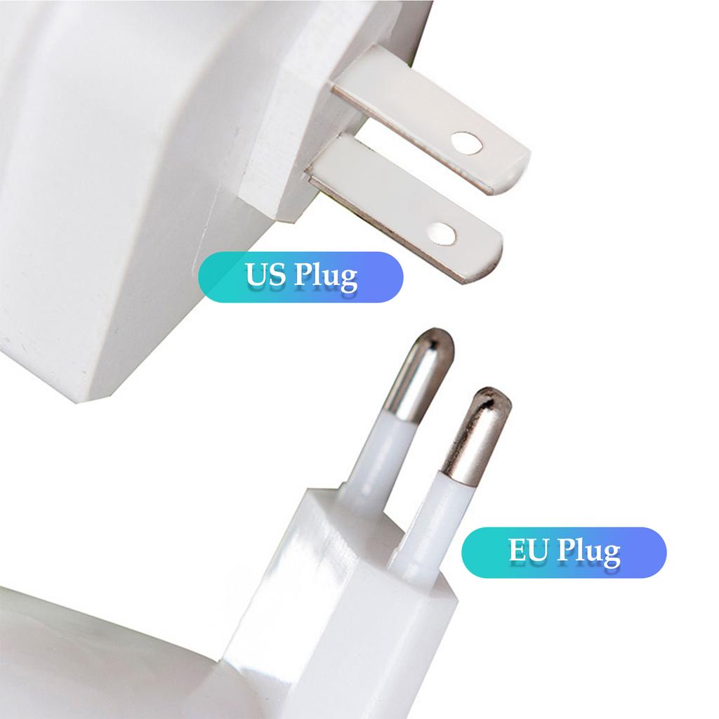 1PCS Wall-mounted Sensor Night Light Automatic On/Off LED Sensor Lights Plug Into Wall Light Stair Lamp for Stairway Bathroom Kids Room Garage Cabinet
