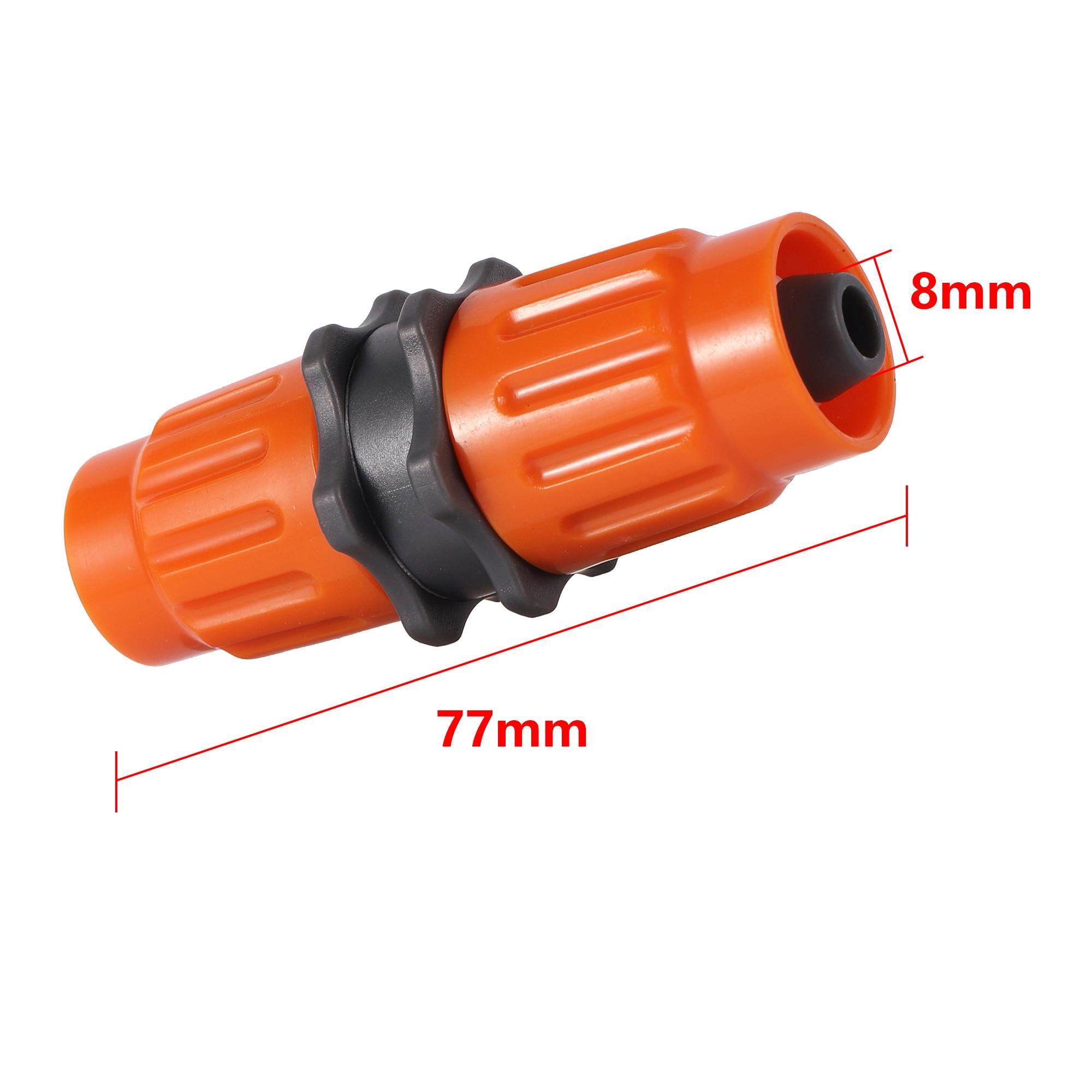 

5pcs 8/11mm Water Pipe Reverse Osmosis Anti-Slip Lock Quick Connect 3/8 Hose Repair Fitting Irrigation Water Pipe Fittings