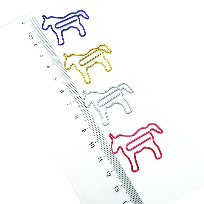 Unicorn-Shaped Colorful Animal Paperclip - Creative and Irregular Design