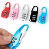 Travel Resettable 3 Dial Digit Combination Lock Padlock for Suitcase Luggage