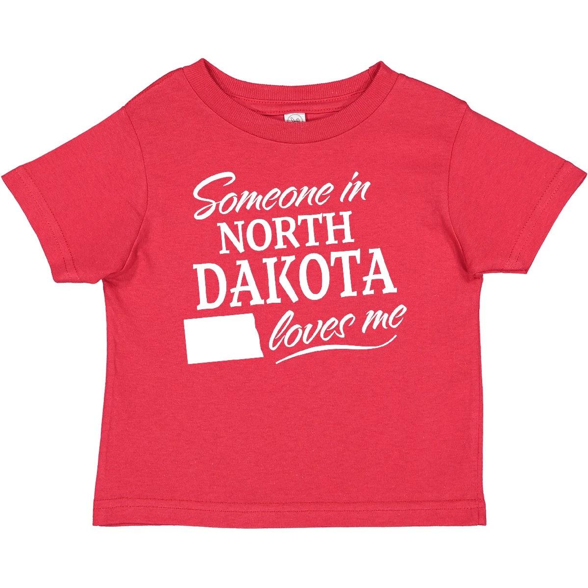 Inktastic Someone In North Dakota Loves Me Baby T-Shirt State Home Family Kids 100
