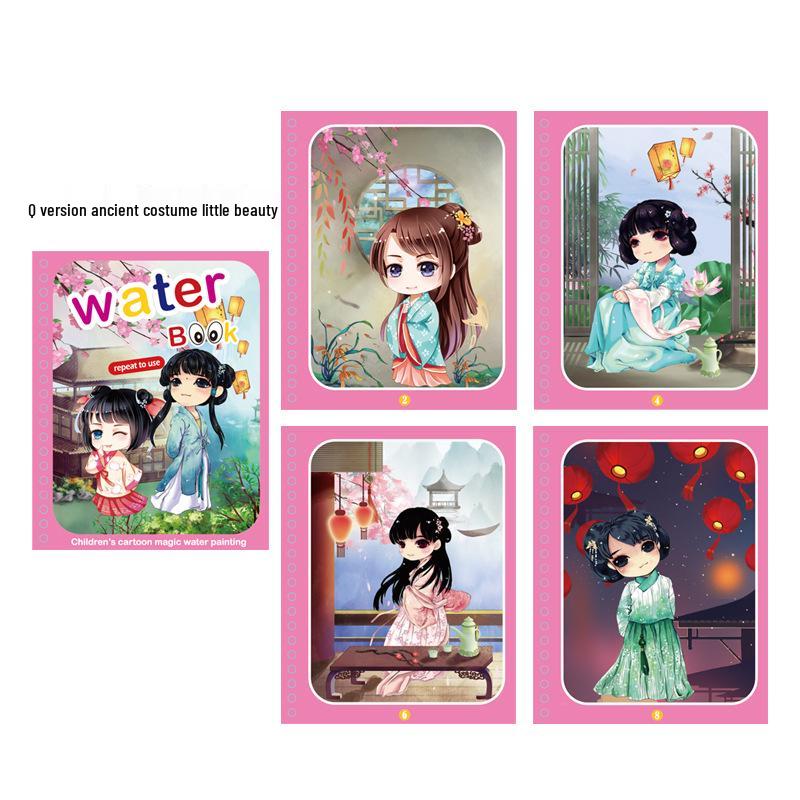 DIY Magic Water Painting Book: Reusable Children s Educational Doodle Album for Creative Play