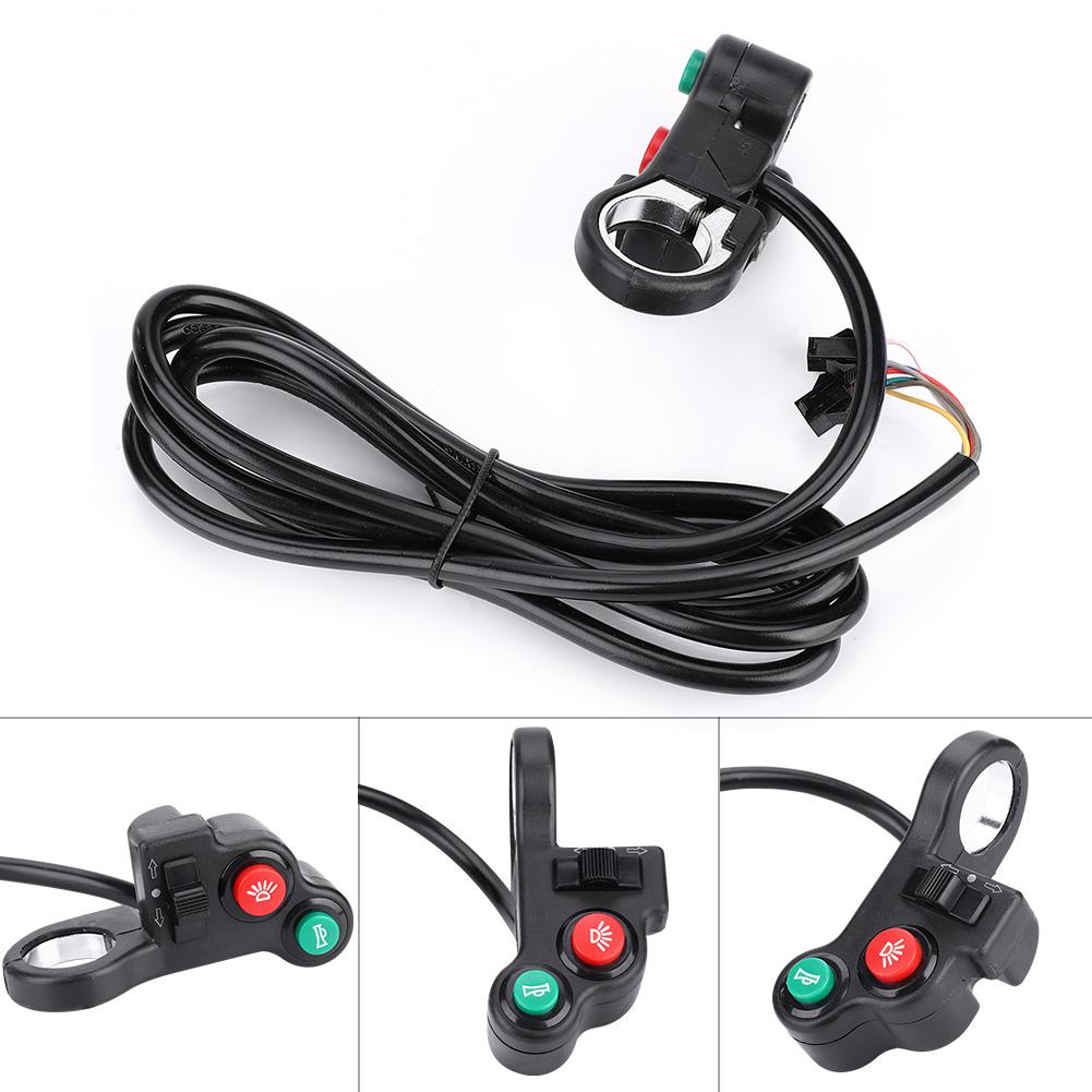 DK 04 3 In 1  Head Light Switch Horn Turn Signal for Motorcycle E Bike Scooter