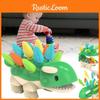 Buntes Lern-Dinosaurier-Puzzle-Spielzeug für Kleinkinder zur Förderung der Feinmotorik