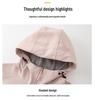 2026 Lightweight Windproof Waterproof Softshell Jacket for Men & Women - Breathable, Hooded, Thin Fleece for Mountaineering