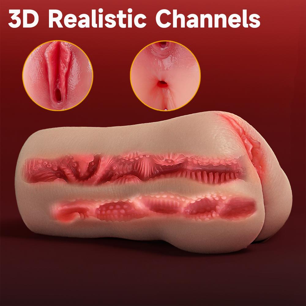 Realistic Male Masturbator Lifelike Pocket Pussy Storker Cup Sex Toys for Men