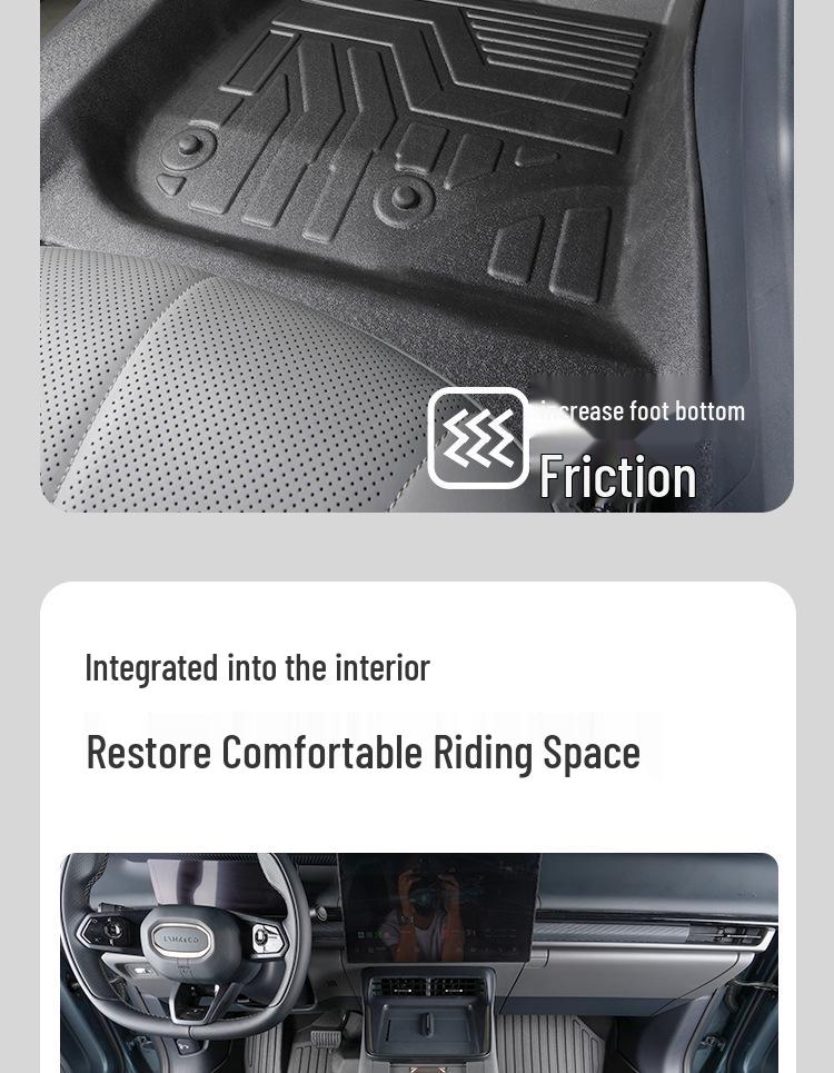Lynk & Co 07 TPE Floor Mats Full Coverage 2024 Model Interior Accessories